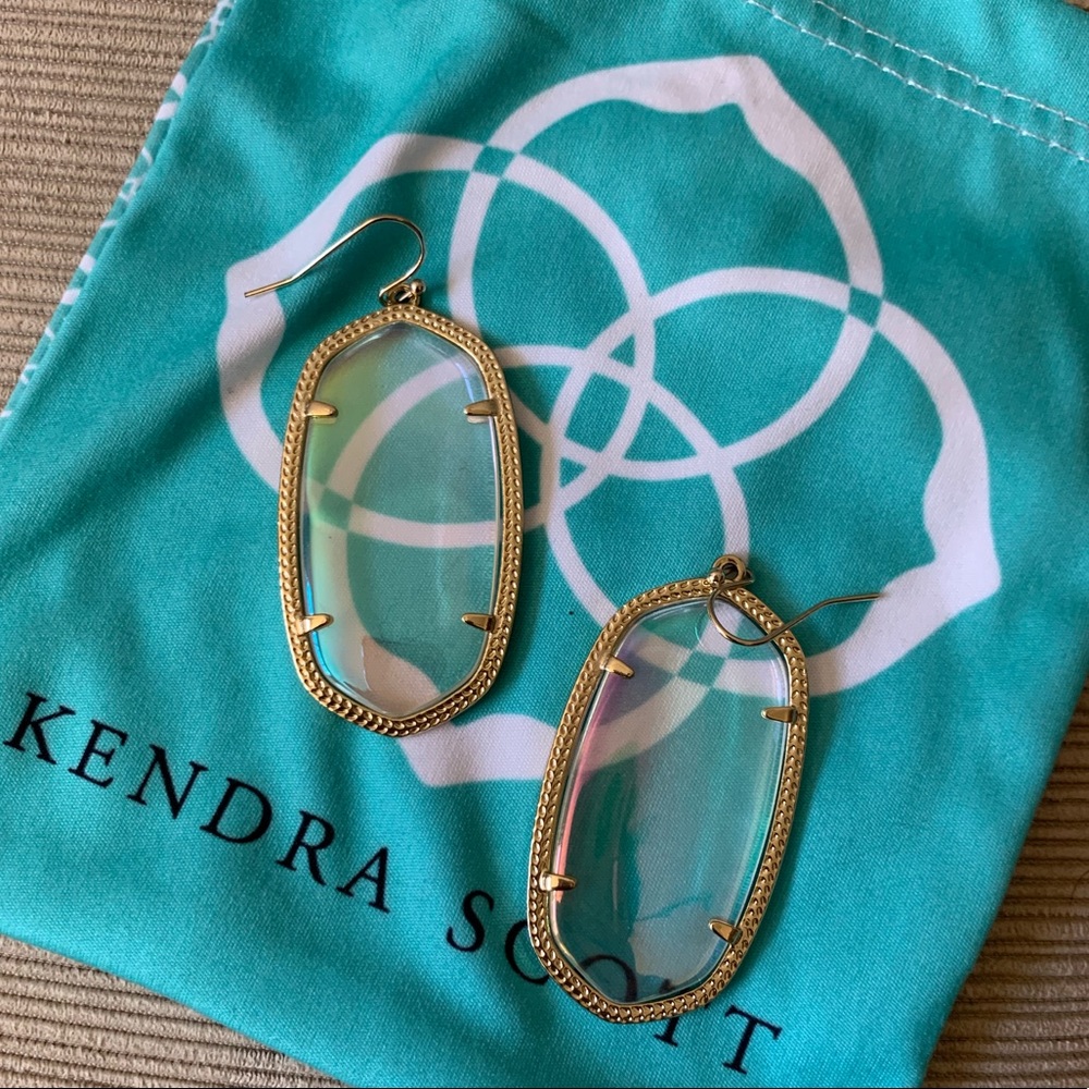 RARE Kendra Scott Iridescent Danielle Earrings